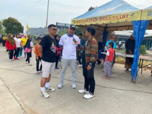 Potret Keseruan Car Free Day Senam Bersama Di Karanganyar Neglasari