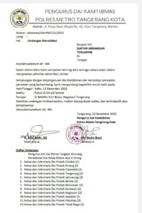 Pengurus Da’i Kamtibmas Polres Metro Tangerang Kota Gelar Rapat Konsolidasi Kepengurusan Di Restro Bambu Oju Neglasari