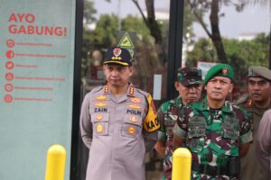 Apel Siaga Pasukan, TNI-Polri dan Pemkot Tangerang Siap Sambut Kedatangan Presiden Jokowi.