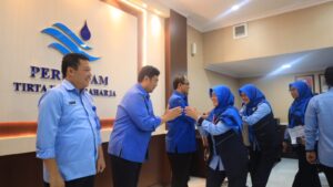 Halal Bi Halal Perumdam TKR, Direksi Semangat Pegawai Terus Tingkatkan Pelayanan.