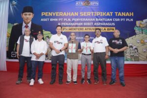 Penyertipikatan tanah-tanah aset pemerintah termasuk aset Badan Usaha Milik Negara (BUMN) oleh Kementerian Agraria.
