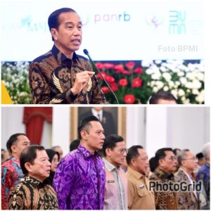 Hadir pada kegiatan ini, jajaran Menteri dan Kepala Lembaga dalam Kabinet Indonesia Maju.