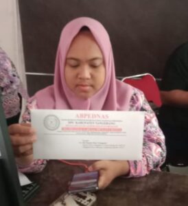 Desa Talagasari Kecamatan Balaraja Kabupaten Tangerang yang diduga indikasi mengalihkan anggaran ke tempat lain.