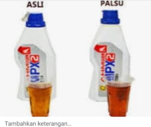 Ada delapan orang di amankan polisi tentang pemalsuan oli palsu.