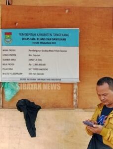 Diduga Pembangunan Mako, CV. Three Langgeng dengan waktu pelaksanaan selama 190 hari kalender.