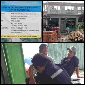 Pihak pengerjakan proyek SDN II Gintung ada dugaan korupsi.