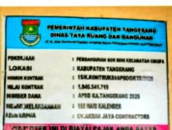 Diduga Proyek Gor Mini, di minta pada aparat periksa proyek.