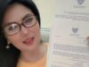 dr. Lita Gading menghadiri di MK untuk tuntut bubarkan Pensiunan anggota DPR-RI.