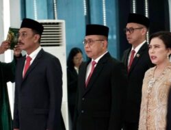 Adapun tiga Pejabat Pimpinan Tinggi Madya yang dilantik kali ini adalah Sekretaris Jenderal.