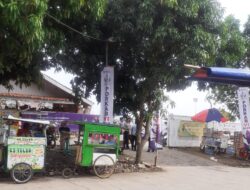 Pedagang di Acara Porkabi VI Tingkat Kab Tangerang dagang laris di ubar kotingen.
