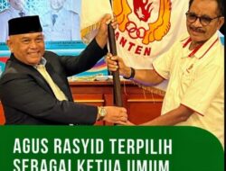 Agus Rasyid terpilih sebagai ketua umum KONI Banten 2025-2029.