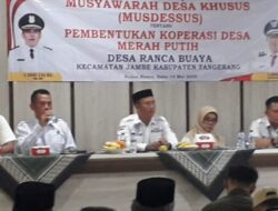 Kades Supandi, SH : Kami akan terus berupaya meningkatkan pelayanan publik dan pembangunan infrastruktur desa